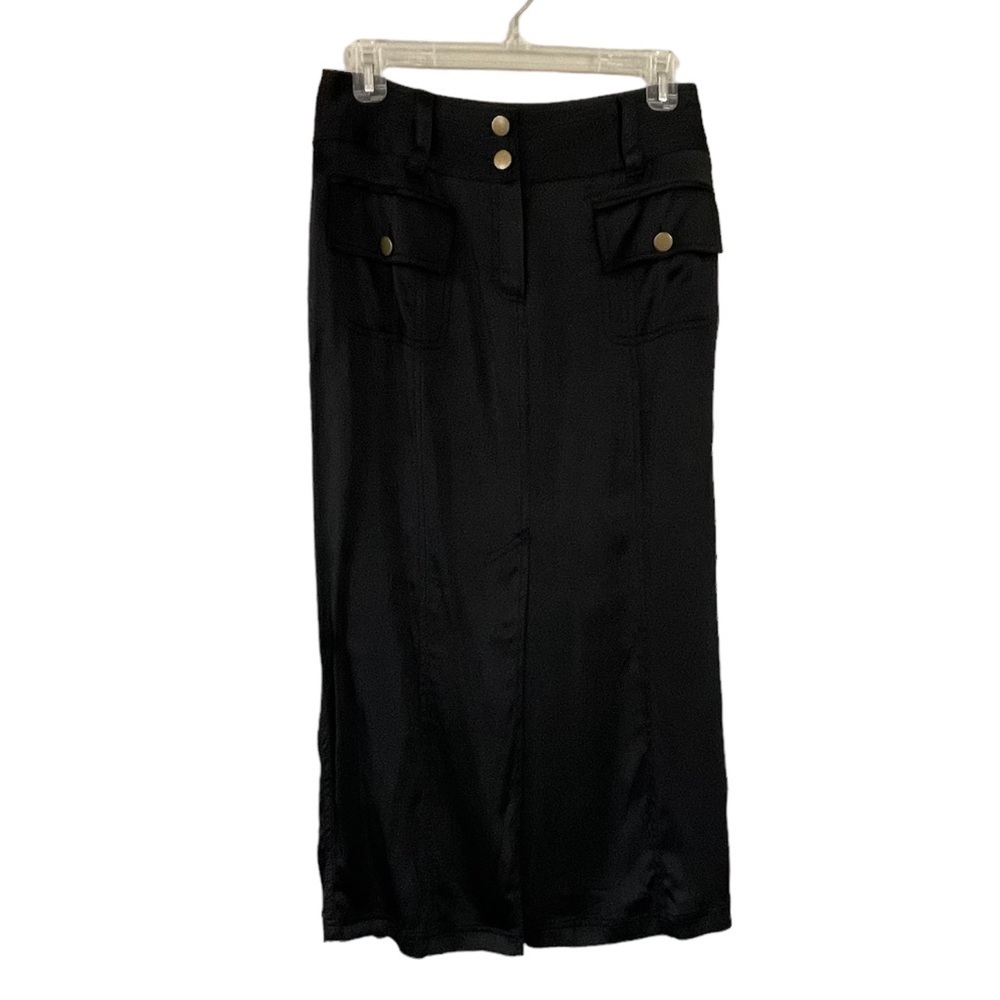 Esther Chen midi pencil skirt size 4 black